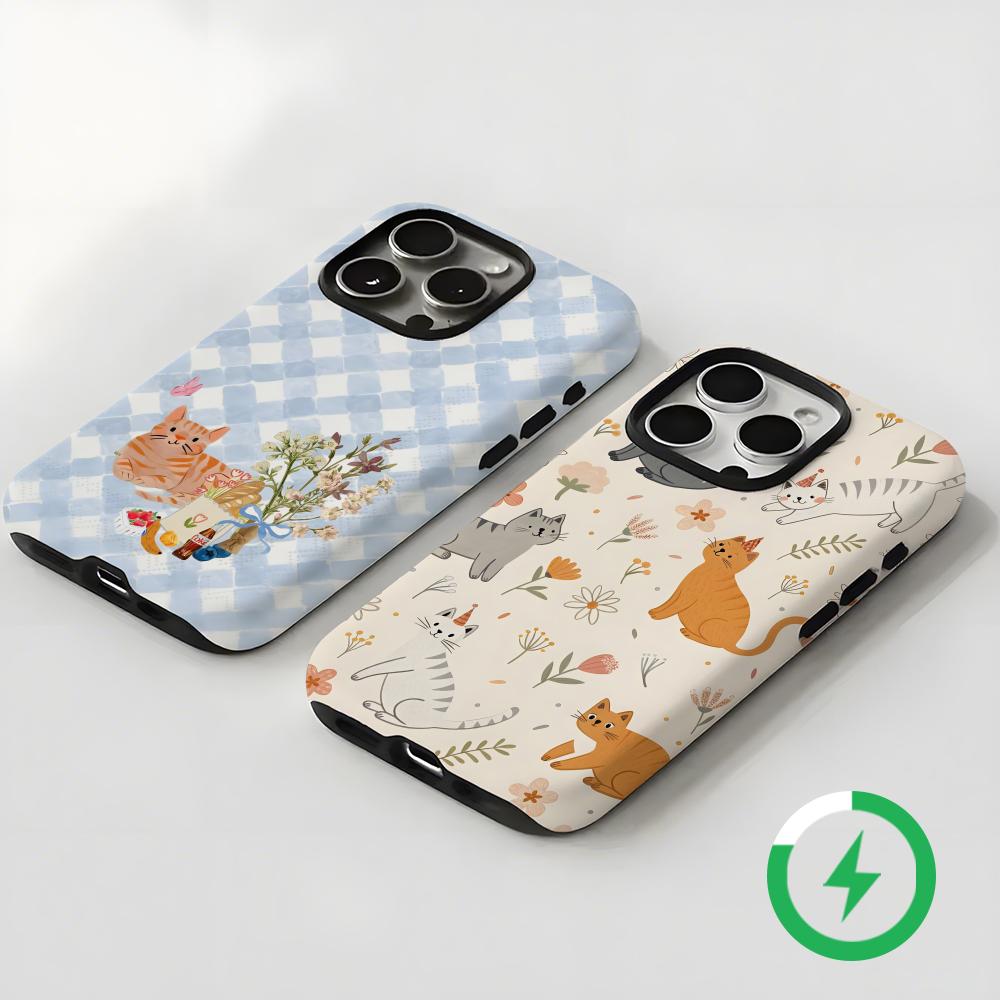 แมวและสุนัขน่ารักเคสโทรศัพท์แม - Magnetic Phone Case บทวิจารณ์และราคา